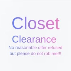 CLOSET CLOSING!!!